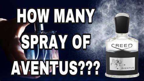 how many sprays of aventus cologne